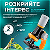 Мікроскоп дитячий цифровий шкільний оптичний портативний оптичний портативний підсвічування збільшення х100 х400 х1200, фото 5