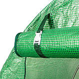 Теплиця, парник армована плівкова 24м2 VOLSO VS 08320 з вікнами 8 х 3 х 2 м зелена, фото 6