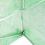 Теплиця, парник армована плівкова 24м2 VOLSO VS 08320 з вікнами 8 х 3 х 2 м зелена, фото 7