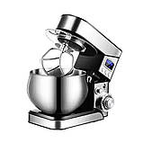 Потужний кухонний тістоміс з РК дисплеєм Top Kitchen Планетарний міксер 3 змінні насадки Кухонний комбайн, фото 4