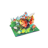 Дерев'яний пазл 3D "Ladybug" 68036W 49 деталей
