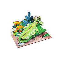 Дерев'яний пазл 3D "Phylliidae" 68038W 58 деталей