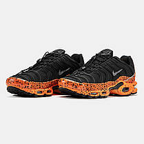 Чоловічі Кросівки Nike Air Max TN Plus Safari Black Orange / Найк Аїр Макс ТН Плюс Сафарі Чорні з Помаранчевим, фото 5