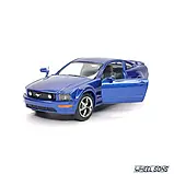 Машина металева FORD MUSTANG GT  2015 KT5386W синя, фото 3