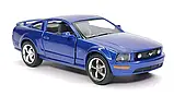 Машина металева FORD MUSTANG GT  2015 KT5386W синя, фото 6