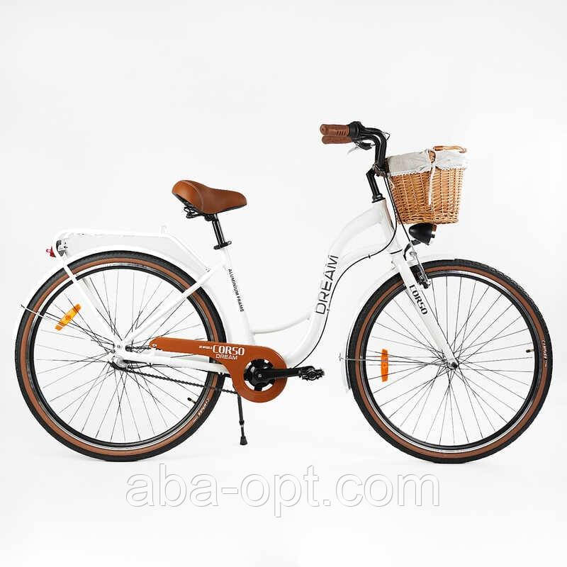 Велосипед міський Corso "Dream" DM-28711 + КОШИК, фото 1