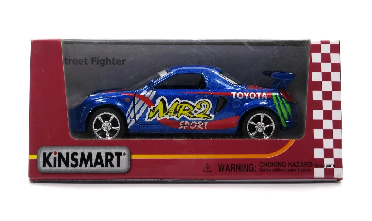 Машина металлическая KT5072W STREET FIGHTER Toyota MR2