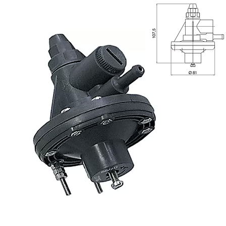 Дозатор мембранний Germac 3000 гідравліка для посудомийної машини Compenda, Dihr, Fagor та ін./універсальний, фото 1