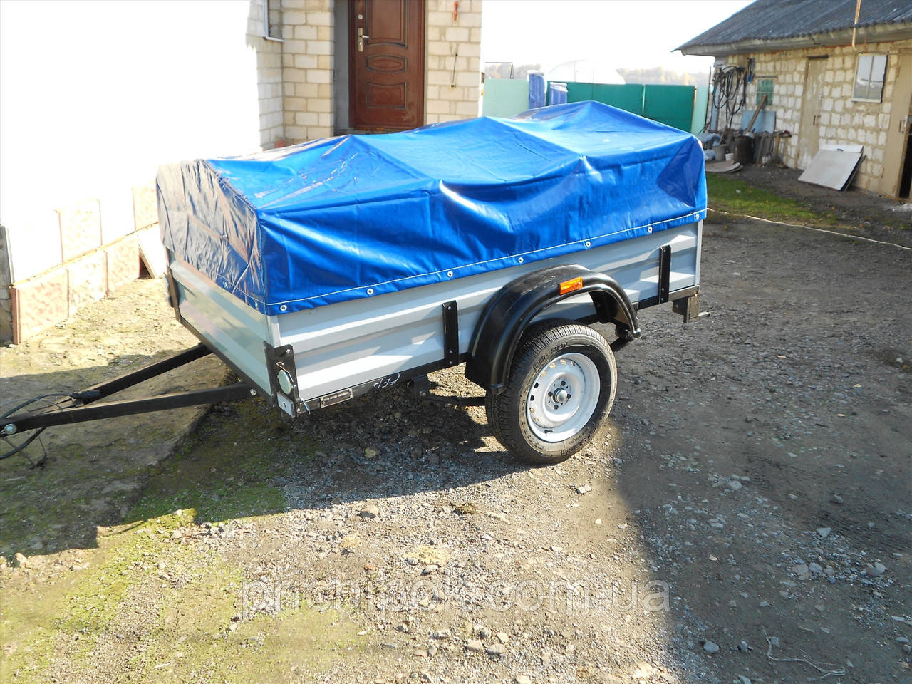 Тент на легковий причіп Креон 2*1,3 тканина ПВХ