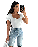 Елегантна малинова футболка, фото 6