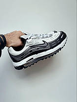 Чоловічі Кросівки Nike Air Max TL 2.5 White Black / Найк П-6000 Аїр Макс ТЛ 2.5 Білі з Чорним, фото 4