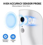 Медичний інфрачервоний безконтактний термометр із LED-дисплеєм, білий, фото 4