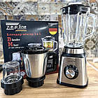 Блендер стаціонарний 3в1 Zepline ZP-069 кавомолка/м'ясорубка/блендер, фото 3