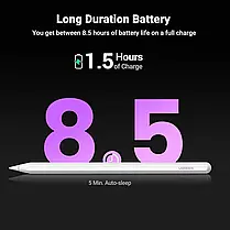 Стилус UGREEN LP653 для iPad, 2-го покоління, бездротове заряджання, фото 4
