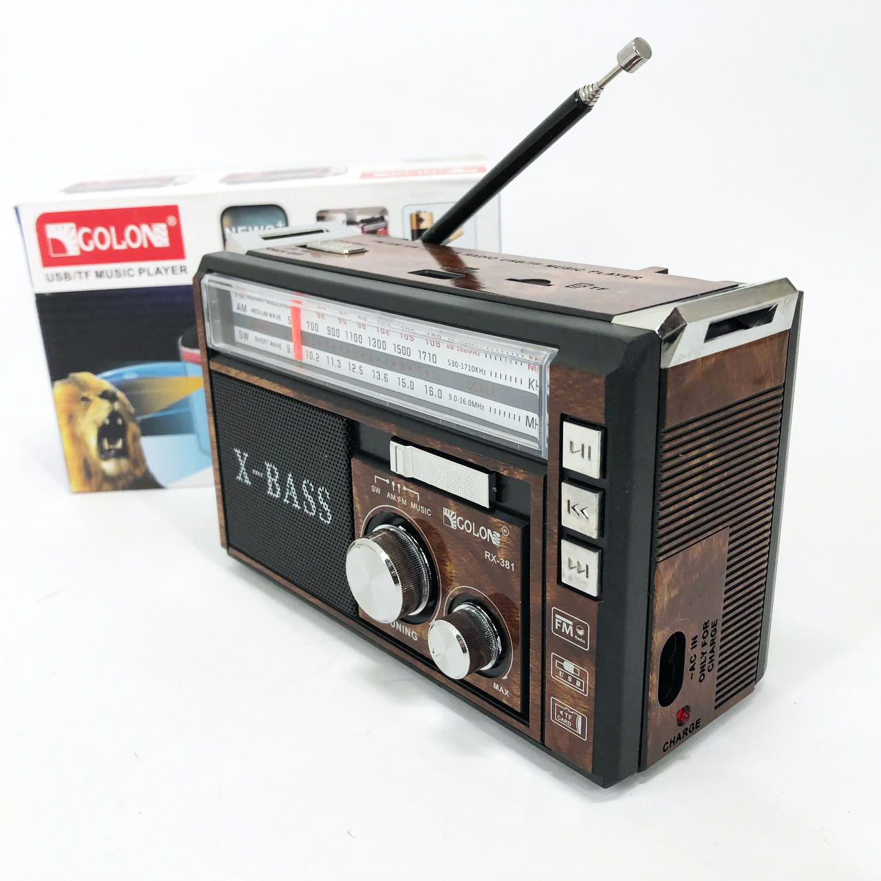 Радіоприймач ретро AM FM Golon, Радіоприймач am fm, Радіоприймачі діапазону FM-радіоприймач IR-13, фото 1