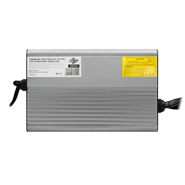 Зарядний пристрій для акумуляторів LogicPower LiFePO4 3.2 V (3.65 V)-80A-256W-LED