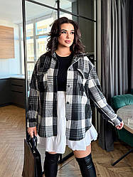 Сорочка жіноча байка в клітинку