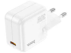 Зарядний пристрій Type-C HOCO C112A PD30W (PD/PPS/QC/FCP/AFC) White