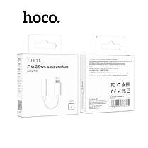 Переходник HOCO LS34 з Lightning на 3.5 White, фото 4