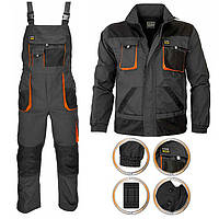 Спецодежда куртка и полукомбинезон, костюм защитный повседневный, роба мужская униформа, польша reis