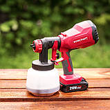 Акумуляторний фарбопульт Worcraft CSG-S20LiA без АКБ і ЗП, 2 форсунки, фото 7