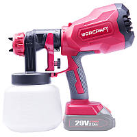 Акумуляторний фарбопульт Worcraft CSG-S20LiA без АКБ і ЗП, 2 форсунки