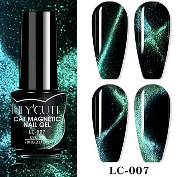 Гель-лак котяче око Lilycute Cat eye LC-007