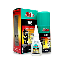 Гелевий клей AKFIX 705 Активатор 100+20 g