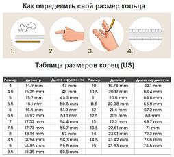 Кільце Всевладдя з написом, що світиться в темряві | Розмір 11, фото 5