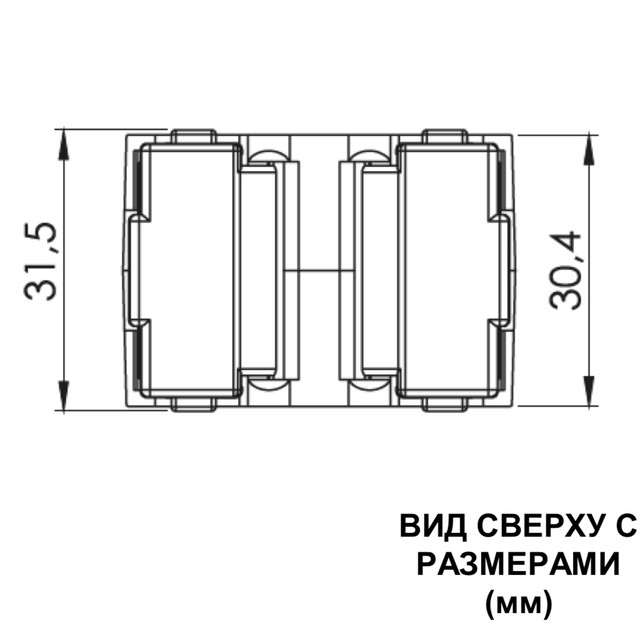 Трансформатор тока измерительный для амперметра / счетчика 60/5 - 1 - 1VA - 20мм