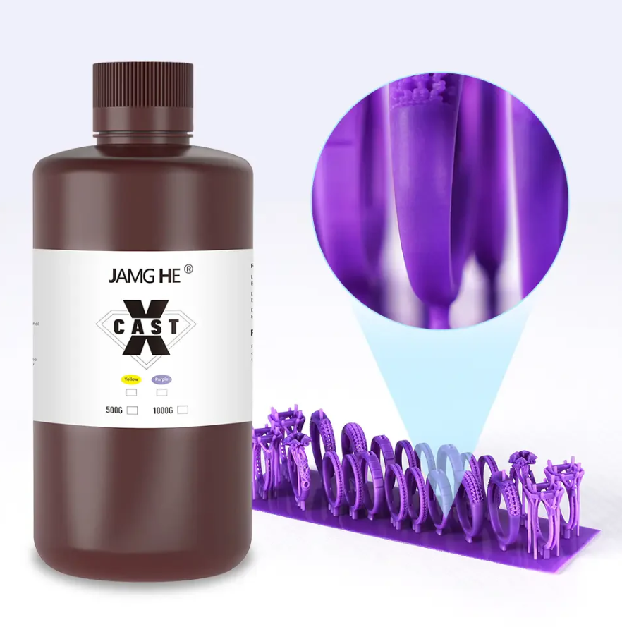Фотополімерна смола JAMG HE X-cast resin для LCD 3D принтерів 1 кг