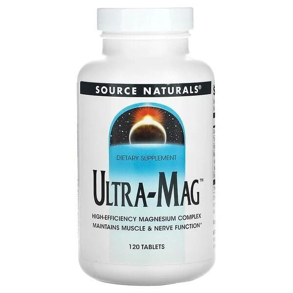 Ультра Маг Source Naturals Ultra-Mag для серця та м'язів 120 таблеток, фото 1