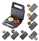 Мультимейкер Zepline ZP-808 зі знімними пластинами 8в1 2200 Вт, фото 2