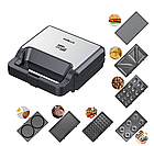 Мультимейкер Zepline ZP-808 зі знімними пластинами 8в1 2200 Вт, фото 3