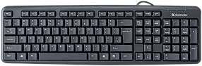 Клавіатура Defender Element HB-520 UKR Black (45529)