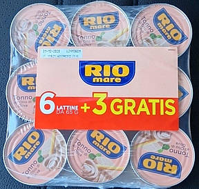 Тунець в оливковій олії Rio Mare Pescato a Canna 65 г.