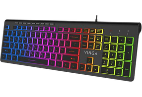 Клавіатура Vinga KB-460 RGB Black
