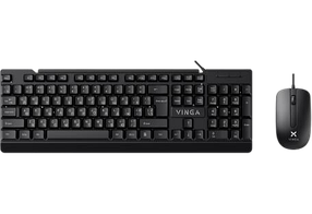 Комплект (клавіатура, миша) Vinga KBS-270 Black