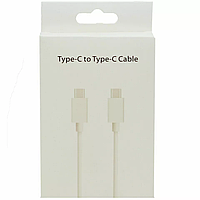 Кабель Nuomeijia Type-C to Type C White 1m