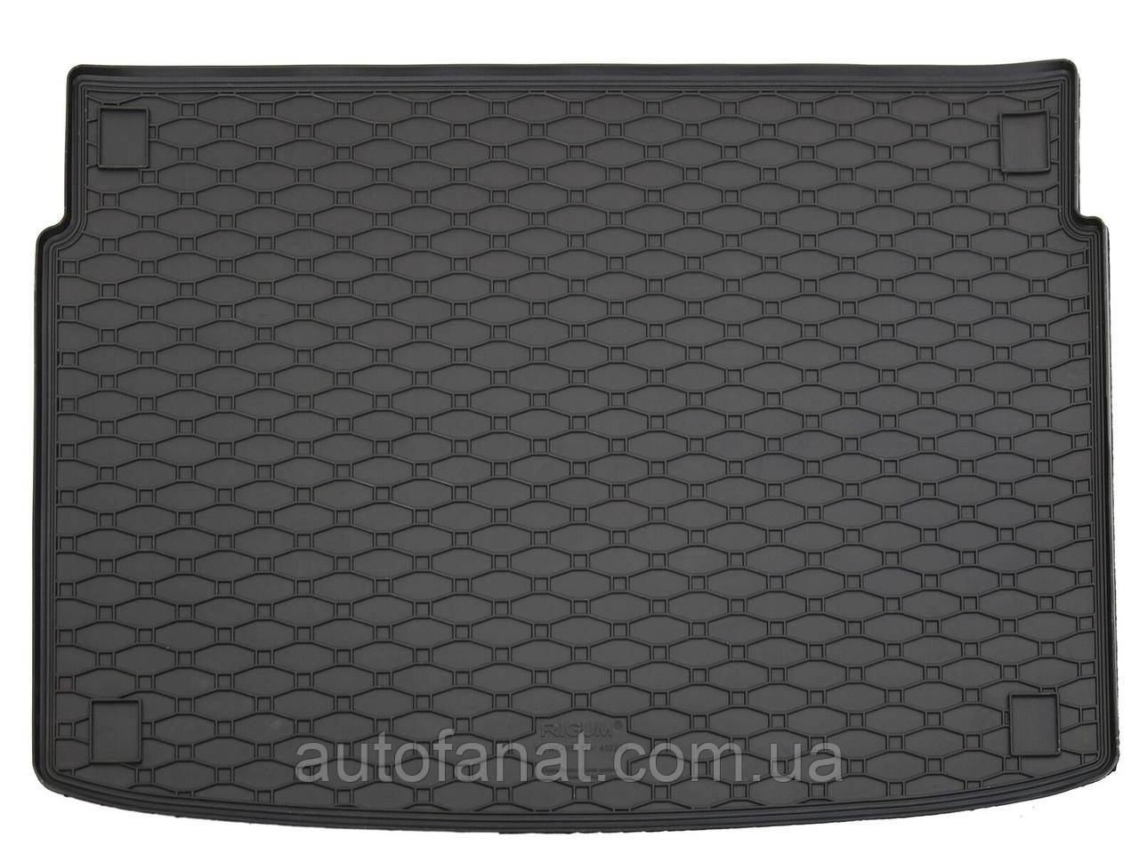 Килимок у багажник HYUNDAI Kona 2017- (нижнє положення), гумовий Rigum Чехія (410204), фото 1
