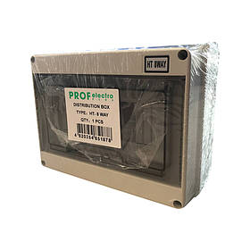Розподільчий щит Profgroup Бокс зовнішнього монтажу на 8 модулів герметичний IP65 HT8