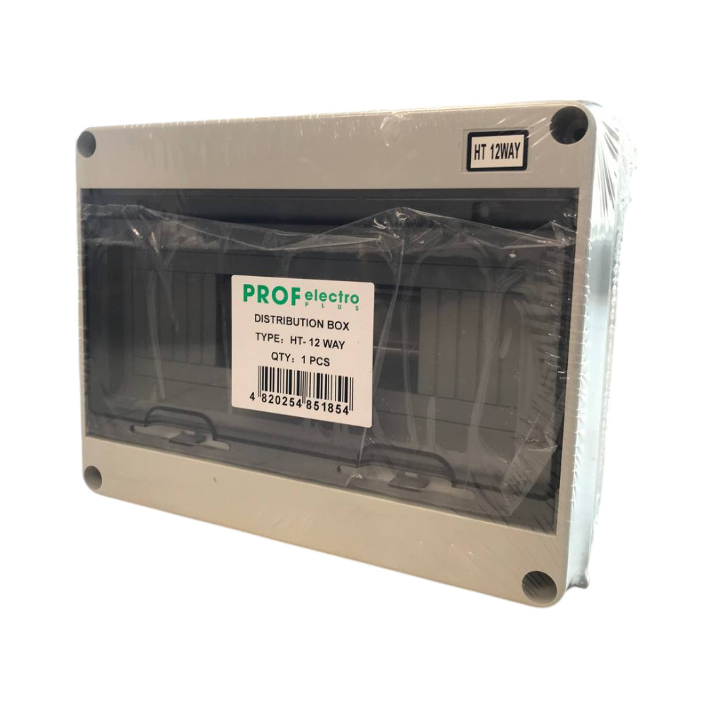 Розподільчий щит Profgroup Бокс зовнішнього монтажу на 12 модулів герметичний IP65 HT12