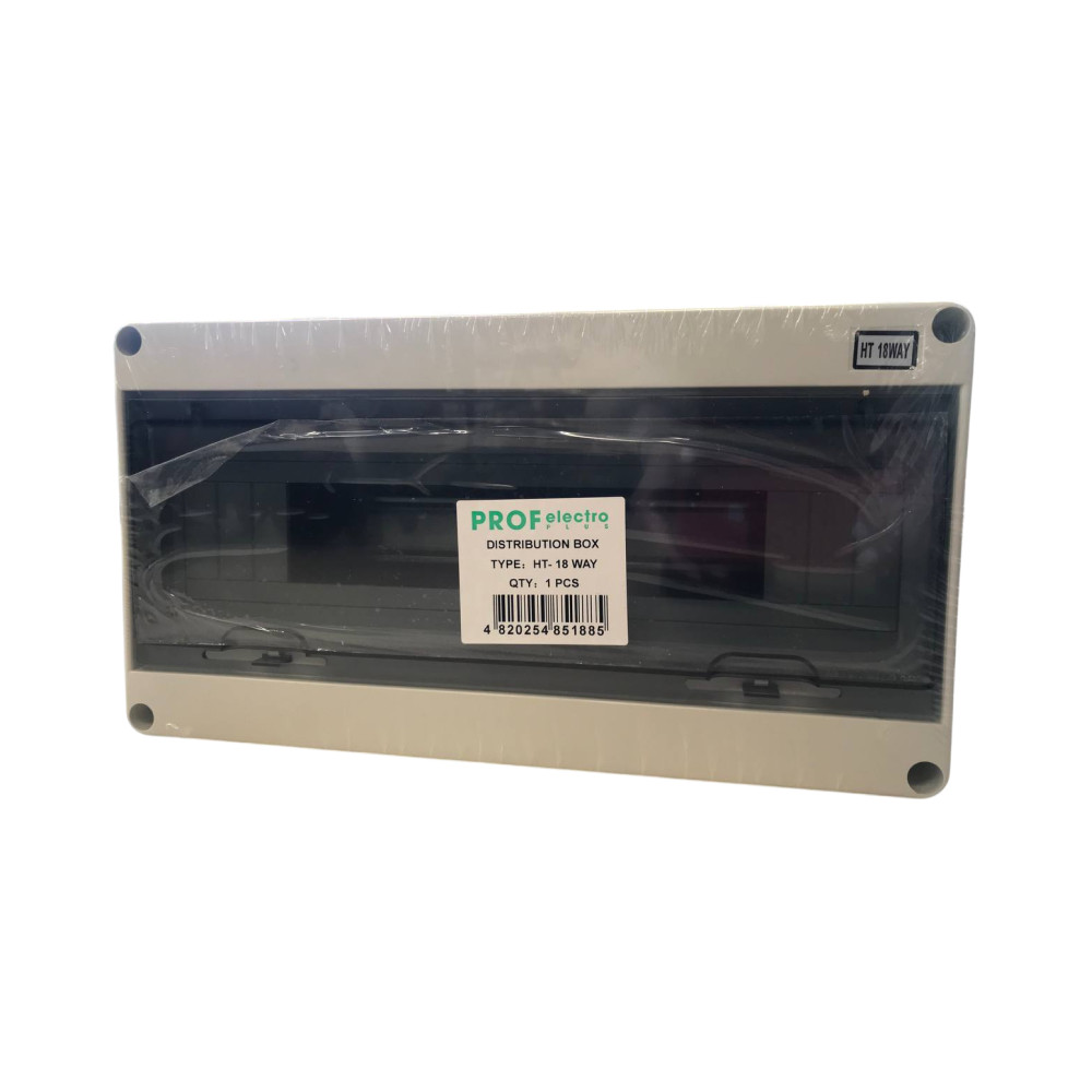 Розподільчий щит Profgroup Бокс зовнішнього монтажу на 18 модулів герметичний IP65 HT18