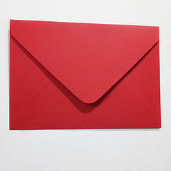 Конверт 162x113 мм, колір вишнево-червоний (cherry red)