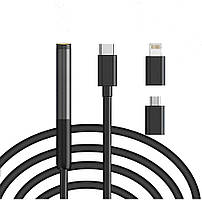 Ендоскоп Wi-Fi 3 в 1 Anesok 1 м Ø 8 мм HD IP67, бороскоп для Iphone iOS і Android