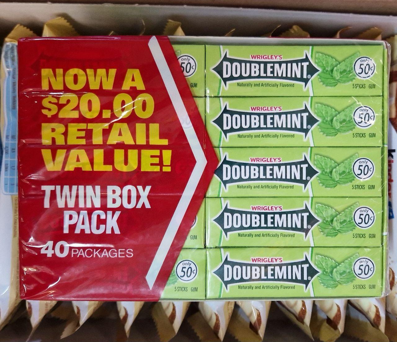 Жуйки Wrigley's Doublemint 11,5 г.