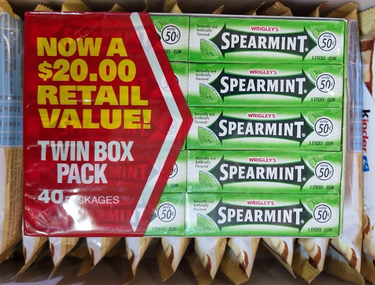 Жуйки Wrigley's Spearmint 11,5 г.