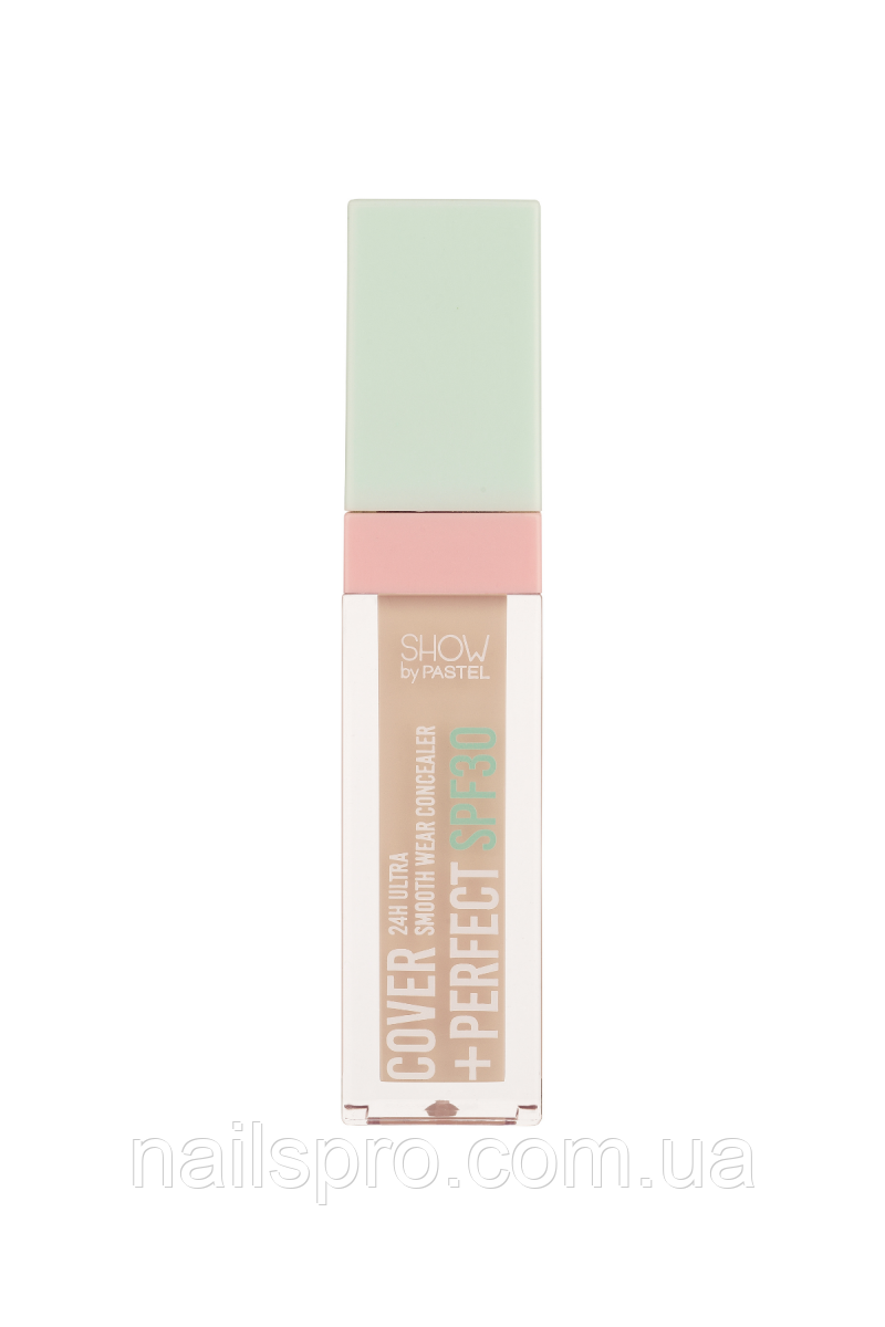 Консилер стійкий матовий Pastel Show Cover+Perfect Concealer SPF 30 тон 303 Baby Powder, 24 г