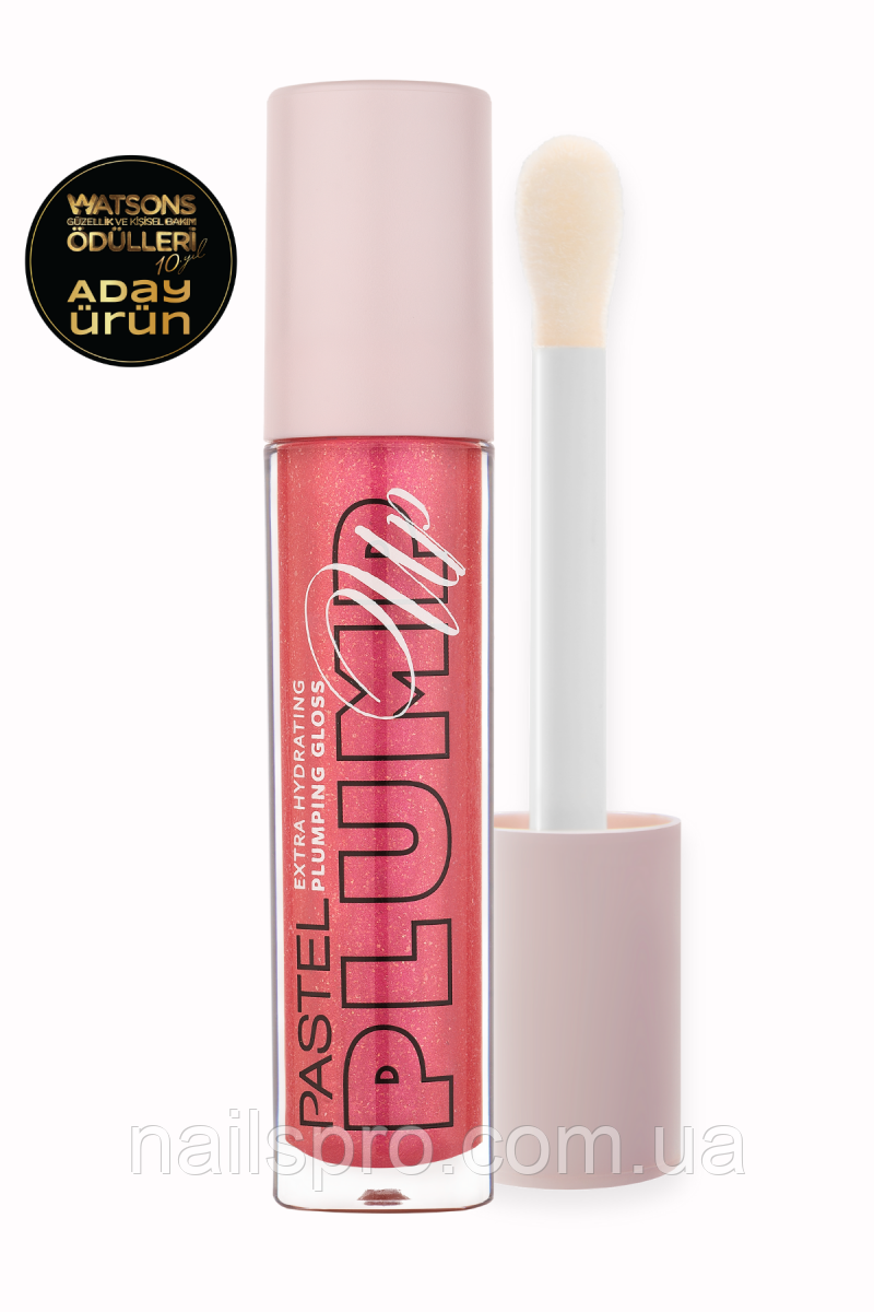 Блиск для губ з ефектом об'єму Pastel Plump Up Extra Hydrating Plumping Gloss 206, 5.3 г