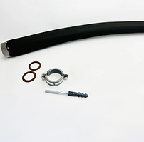 Шланг металевий гнучкий нержавіюча сталь 1 1/2”, 4бар FLEXY ECO-FLEX HT 80см(1кріплення)